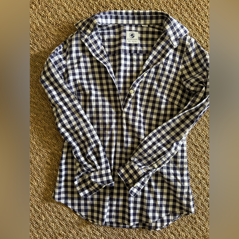 Southern Proper gingham long sleeve